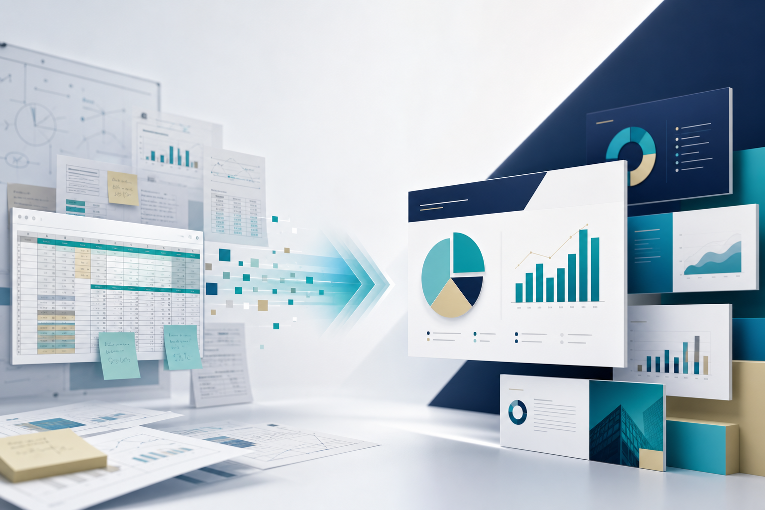 Excel data to slide article